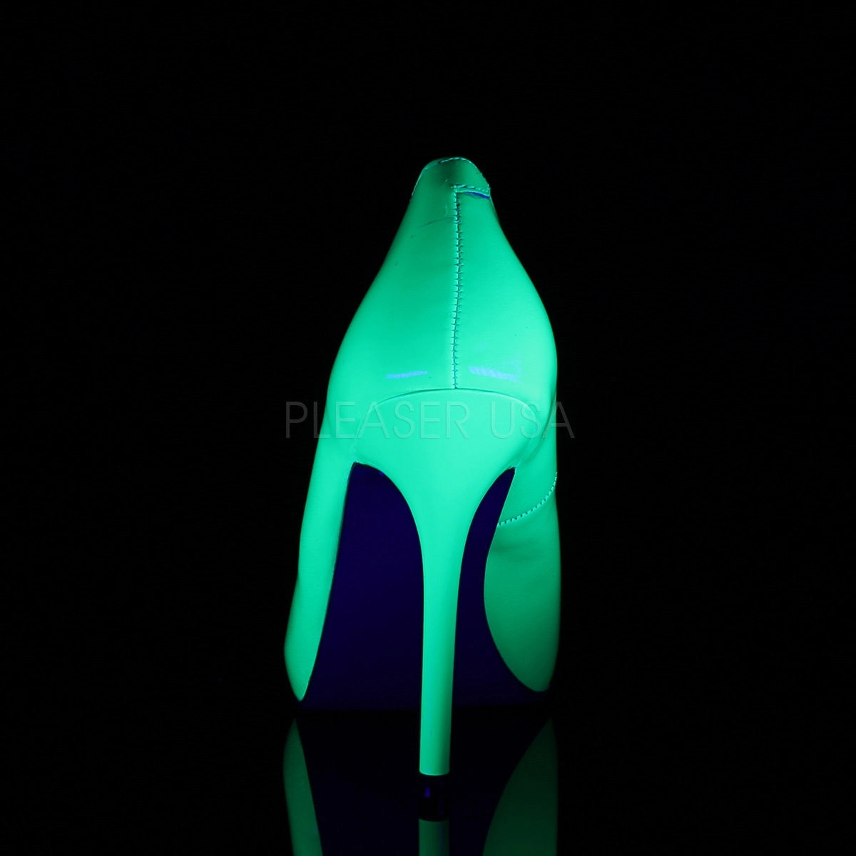 5 Inch Heel AMUSE-20 Neon Green