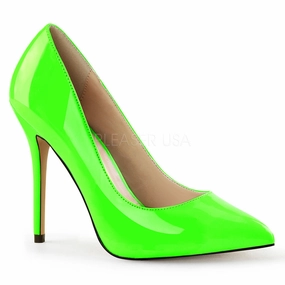 5 Inch Heel AMUSE-20 Neon Green