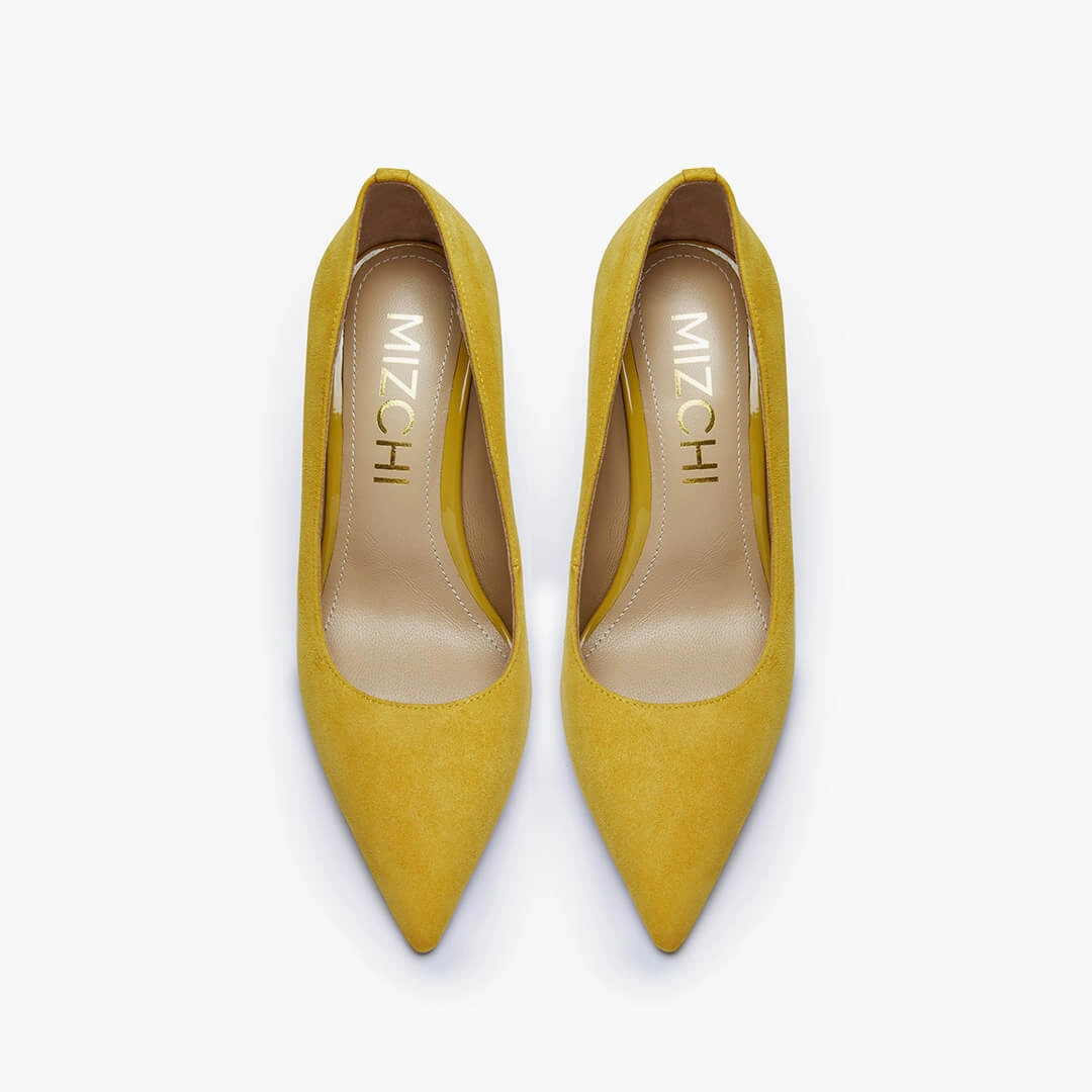 *Kayte - Mustard Suede Classic Pump