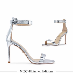 *KESIA SILVER - high sandal