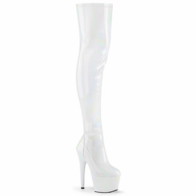 ADORE-3000HWR  White Stretch Holographic/White Holographic