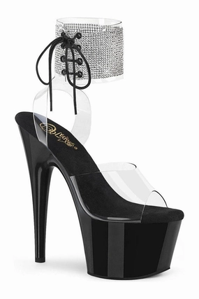 ADORE-791-2RS Exotic Sandal | Clear Vinyl