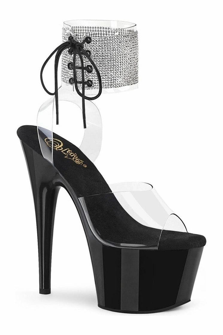 ADORE-791-2RS Exotic Sandal | Clear Vinyl