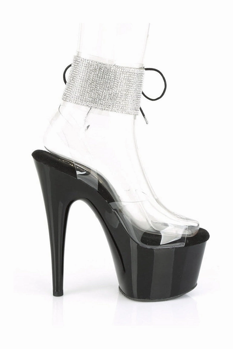 ADORE-791-2RS Exotic Sandal | Clear Vinyl