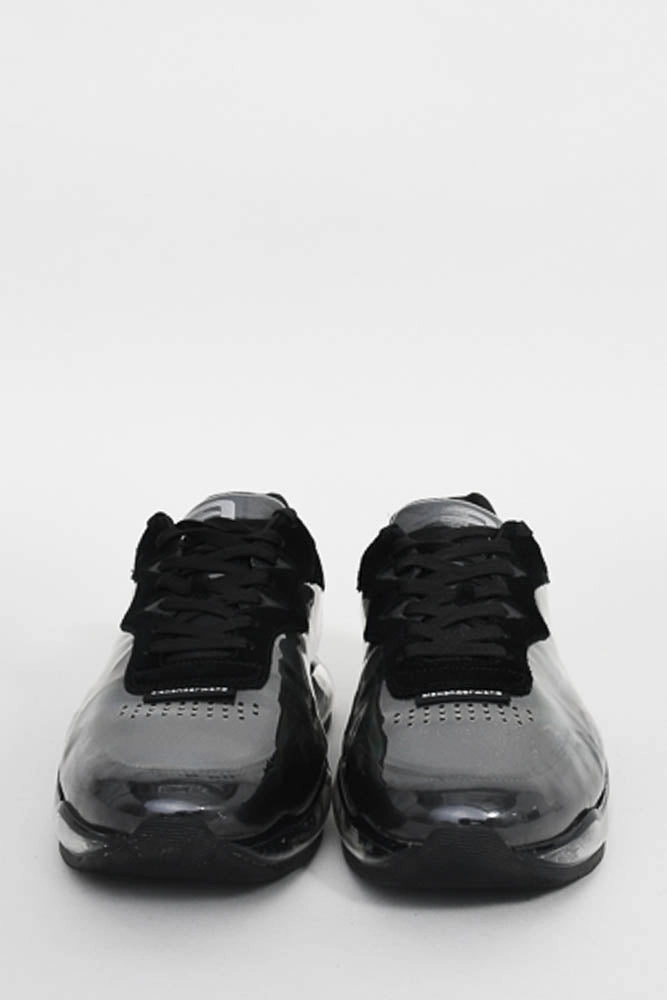 Alexander Wang Black Marbled Effect Sneakers Size 40