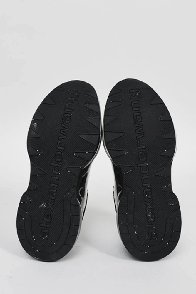 Alexander Wang Black Marbled Effect Sneakers Size 40