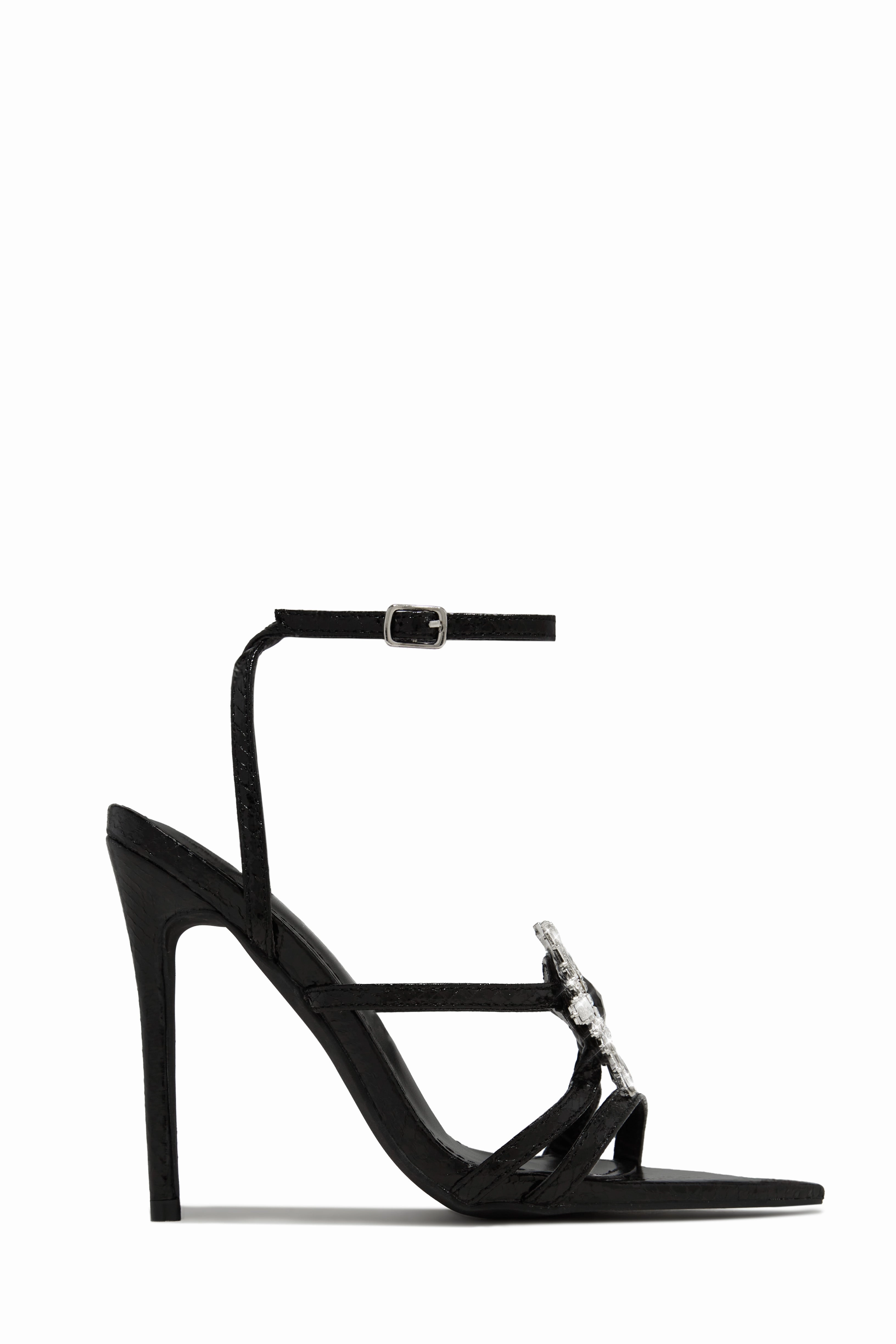 Ameira Embellished High Heels - Pink