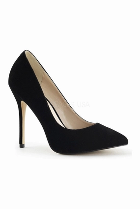 AMUSE-20 Pump  | Black Fabric