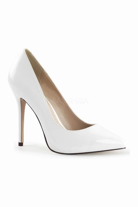 AMUSE-20 Pump  | White Patent
