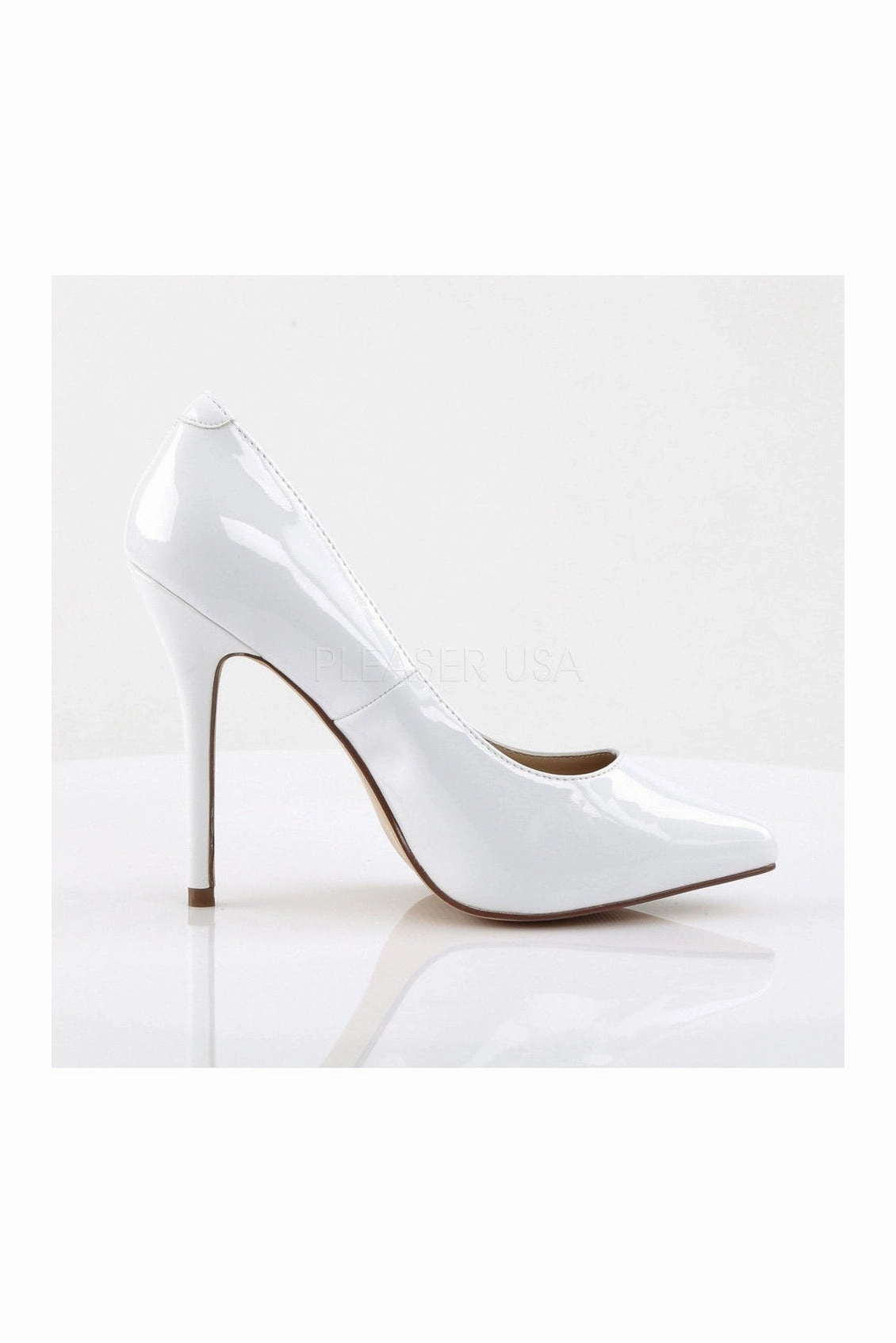 AMUSE-20 Pump  | White Patent