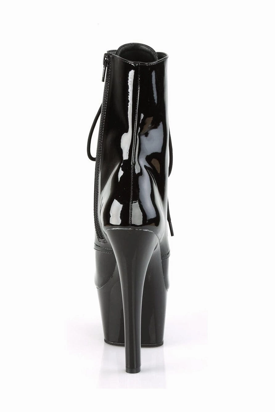 ASPIRE-1020 Black Patent Ankle Boot