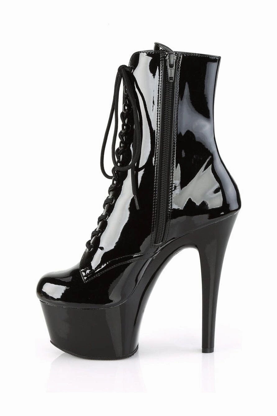 ASPIRE-1020 Black Patent Ankle Boot