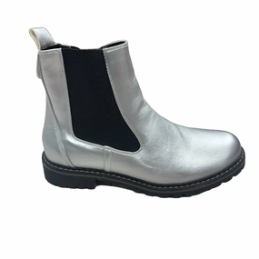 Boots Ankle Flats By Corkys In Silver, Size: 11