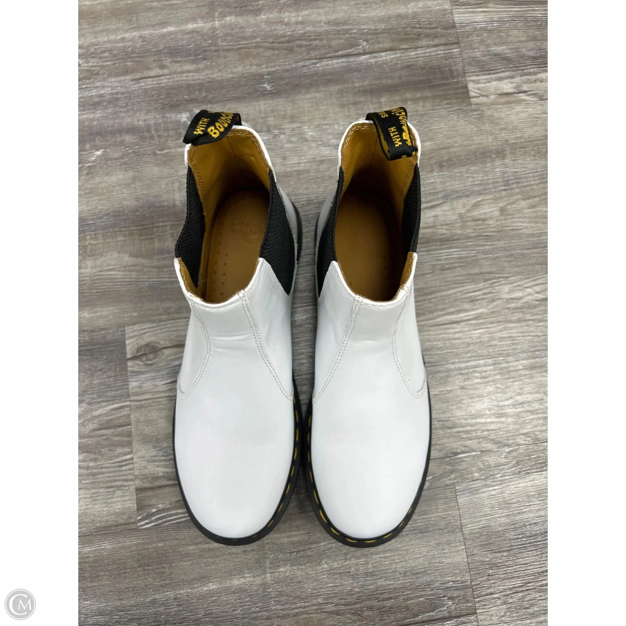 Boots Ankle Flats By Dr Martens In White, Size: 11