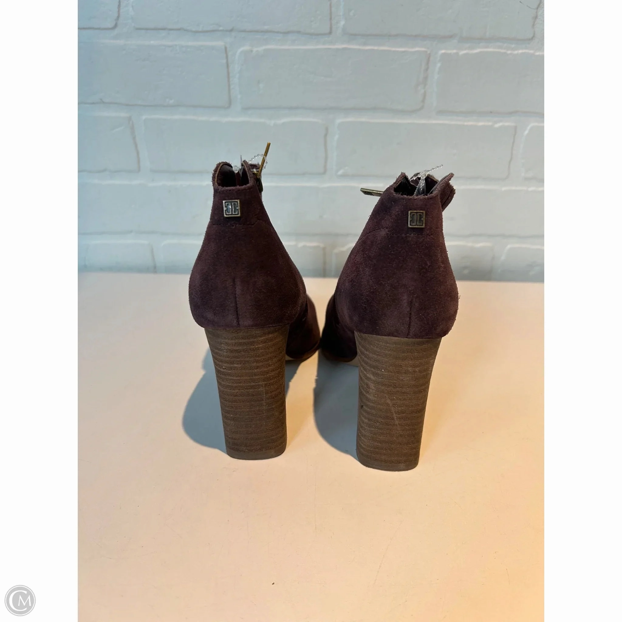 Boots Ankle Heels By Ivanka Trump In Purple, Size: 7