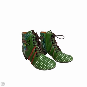 Boots Ankle Heels By THE TMA CO In Green, Size: 7