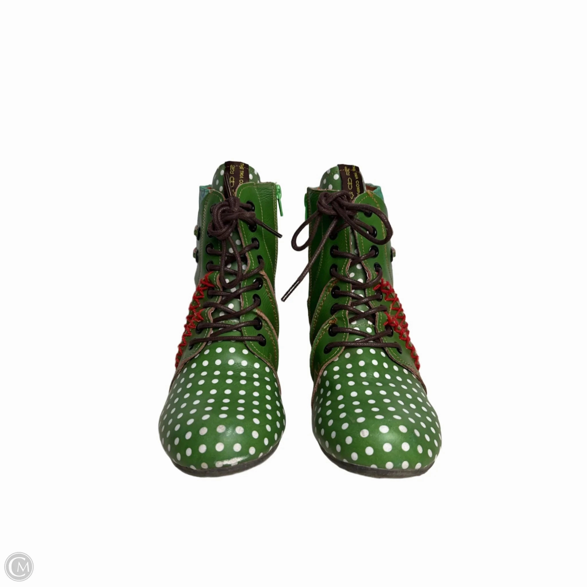 Boots Ankle Heels By THE TMA CO In Green, Size: 7