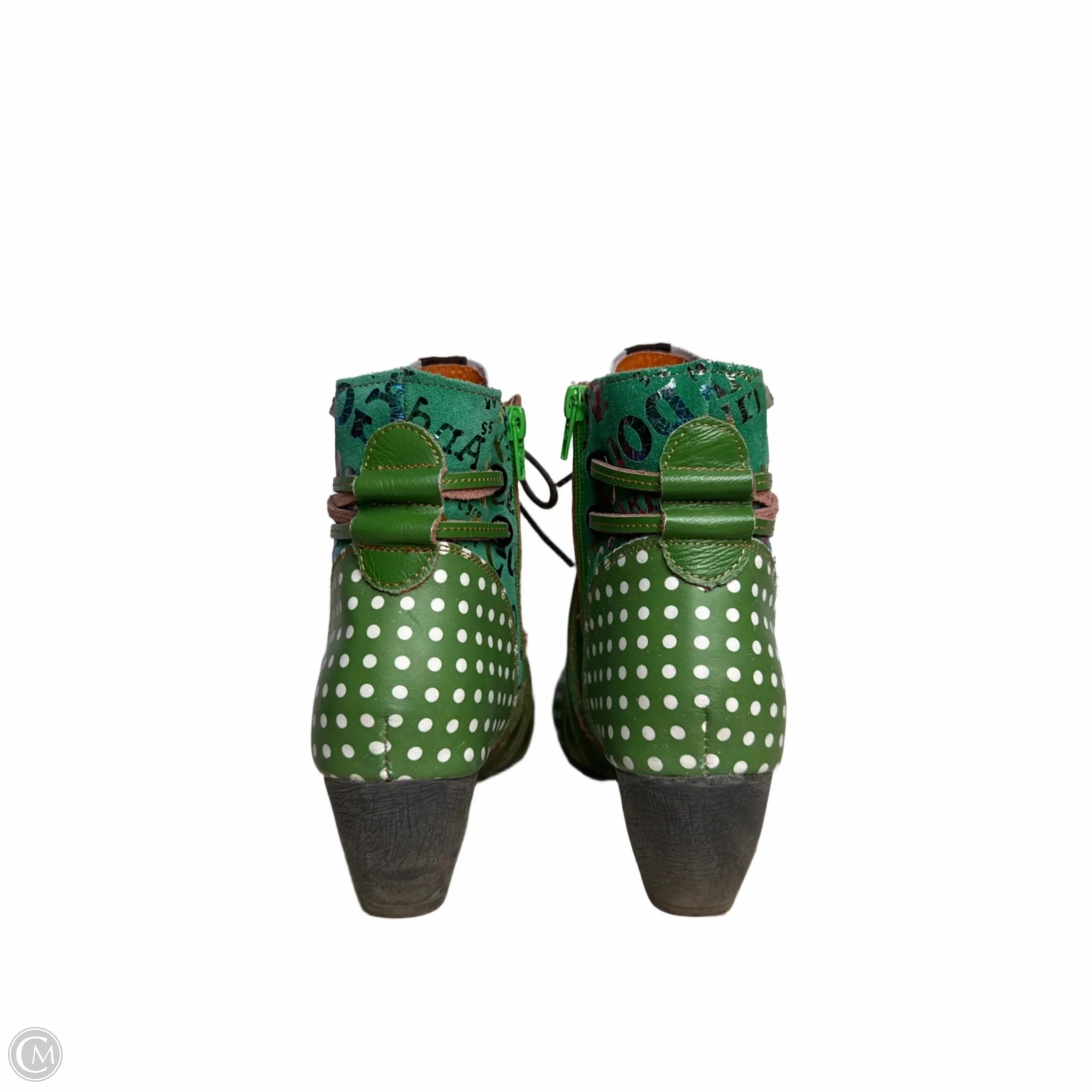 Boots Ankle Heels By THE TMA CO In Green, Size: 7