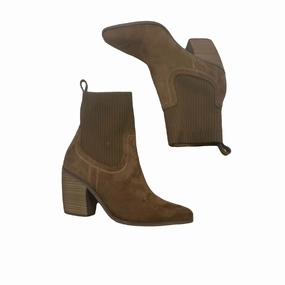 Boots Ankle Heels By Universal Thread In Brown, Size: 7.5