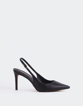 Borage Black Leather