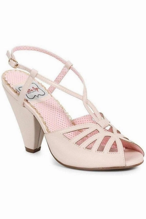 BP403-ARIA Sandal | Nude Faux Leather