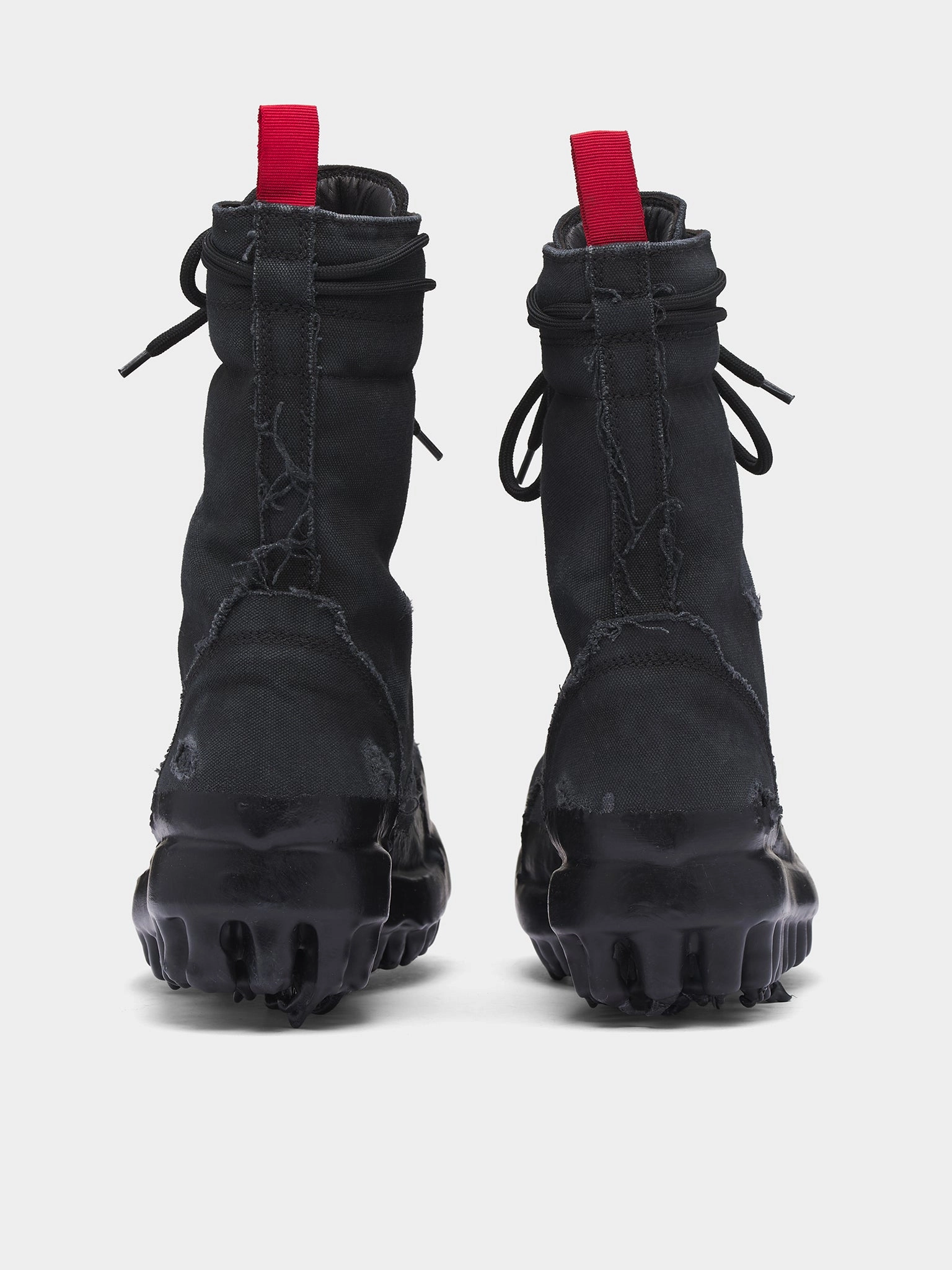 Canvas Miner Boots (FF5SMQ61AP-TE002-BLACK-WAX-SPR)