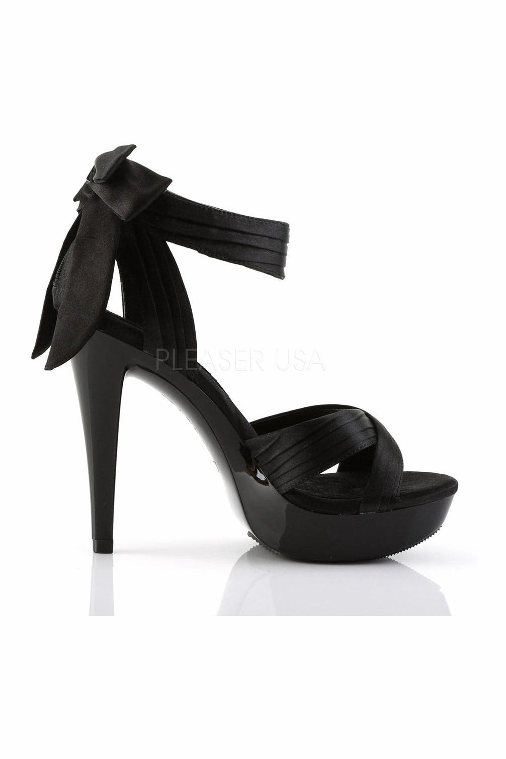 COCKTAIL-568 Sandal | Black Fabric