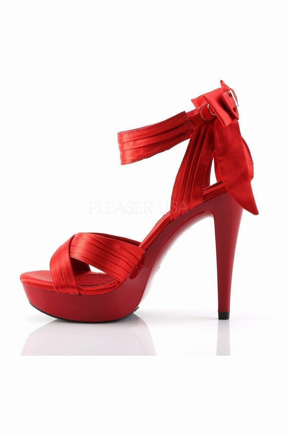 COCKTAIL-568 Sandal | Red Fabric