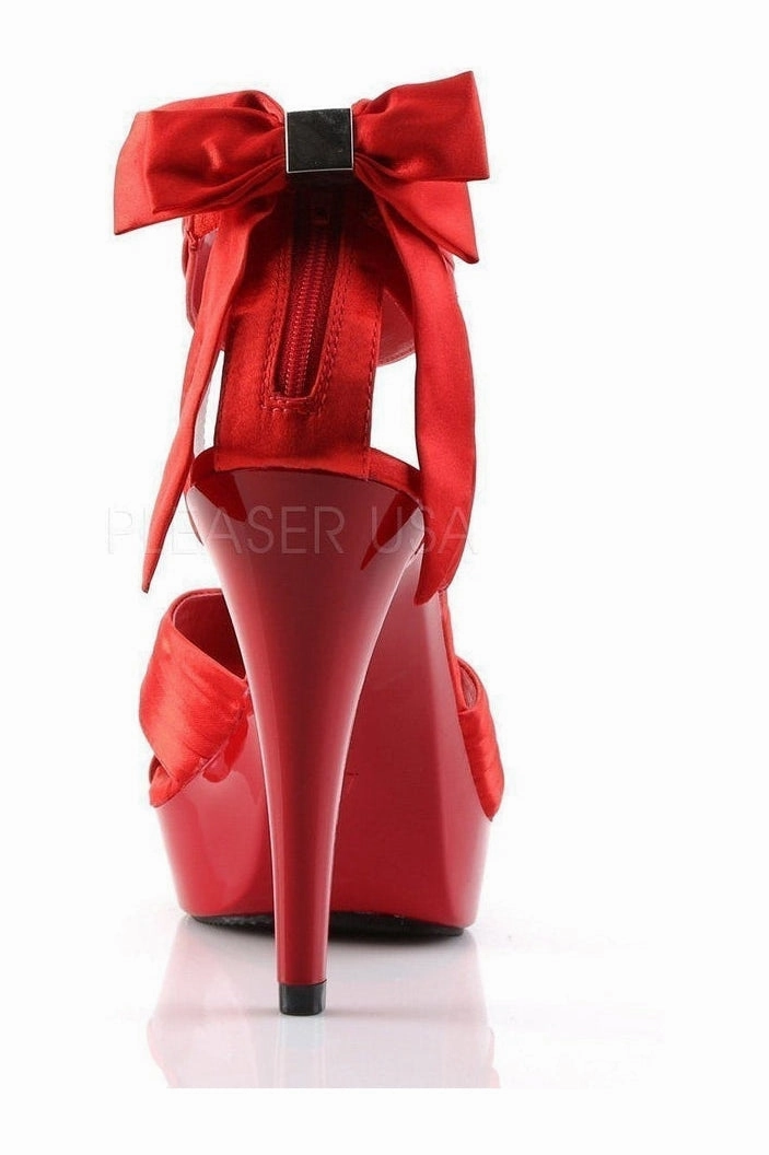 COCKTAIL-568 Sandal | Red Fabric