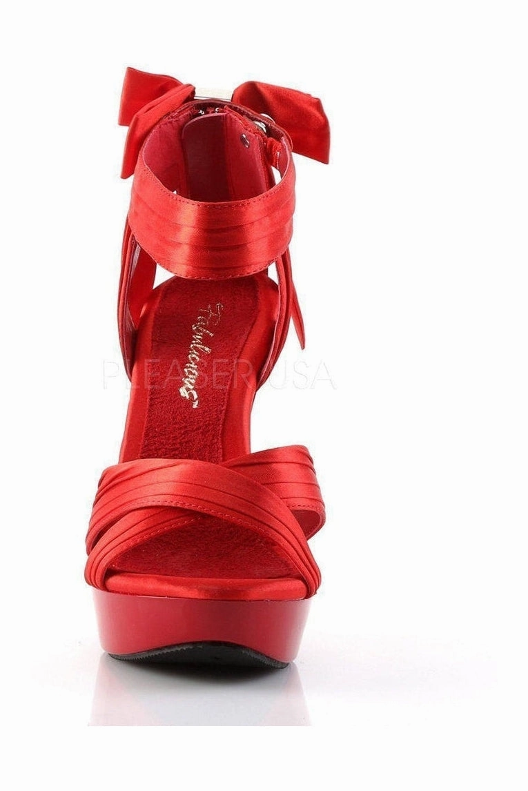 COCKTAIL-568 Sandal | Red Fabric