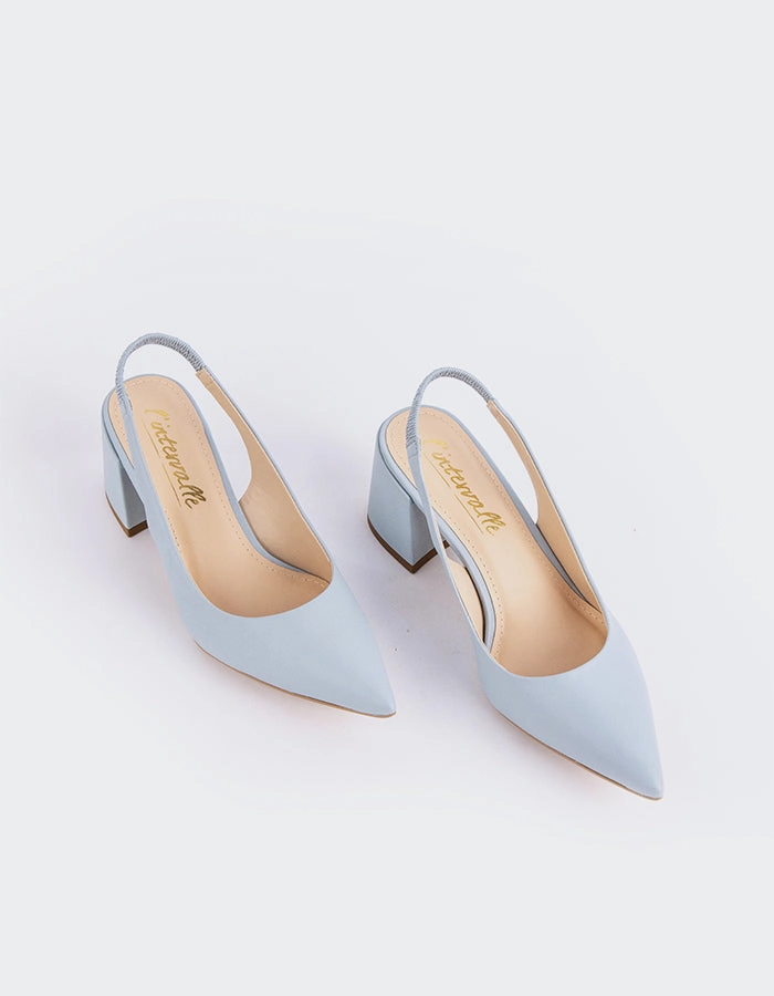Dalida Blue Leather