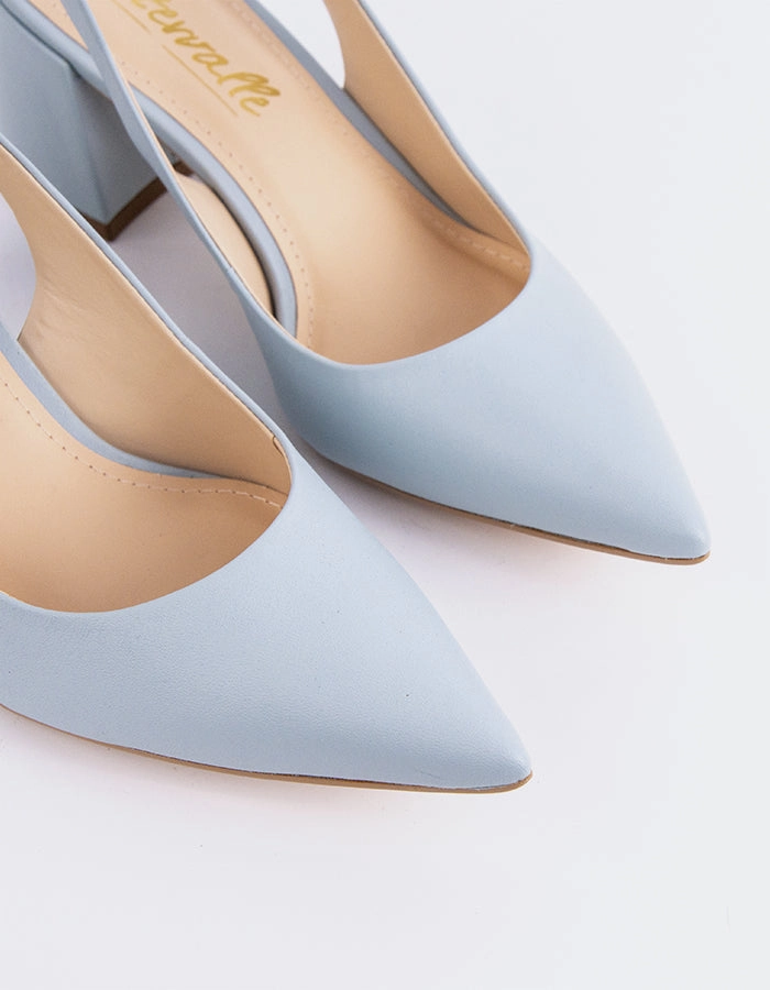 Dalida Blue Leather