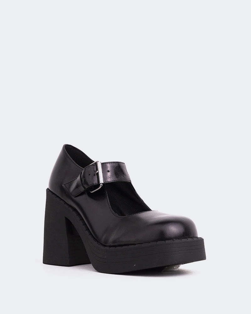 Damelio Black Leather