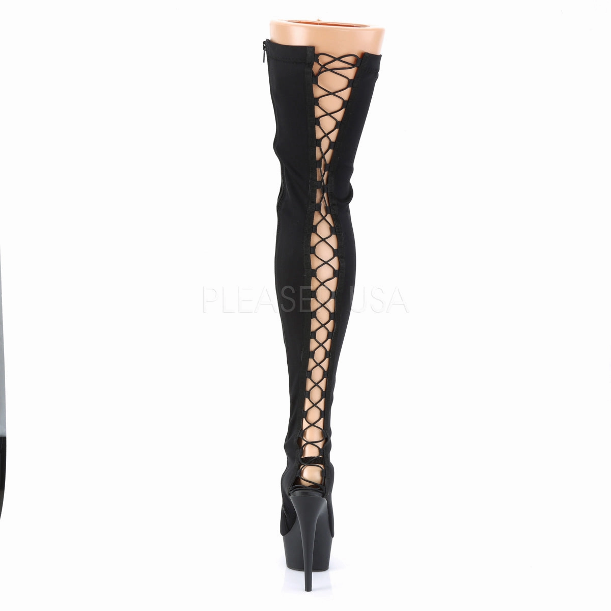 DELIGHT-3003  Black Lycra/Black Matte