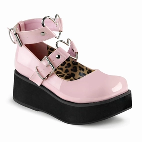 Demonia Sprite-02-Baby Pink-Size 9-Clearance