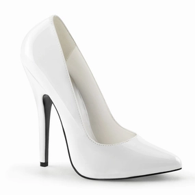 Devious Domina-420-White-Size 12-Clearance
