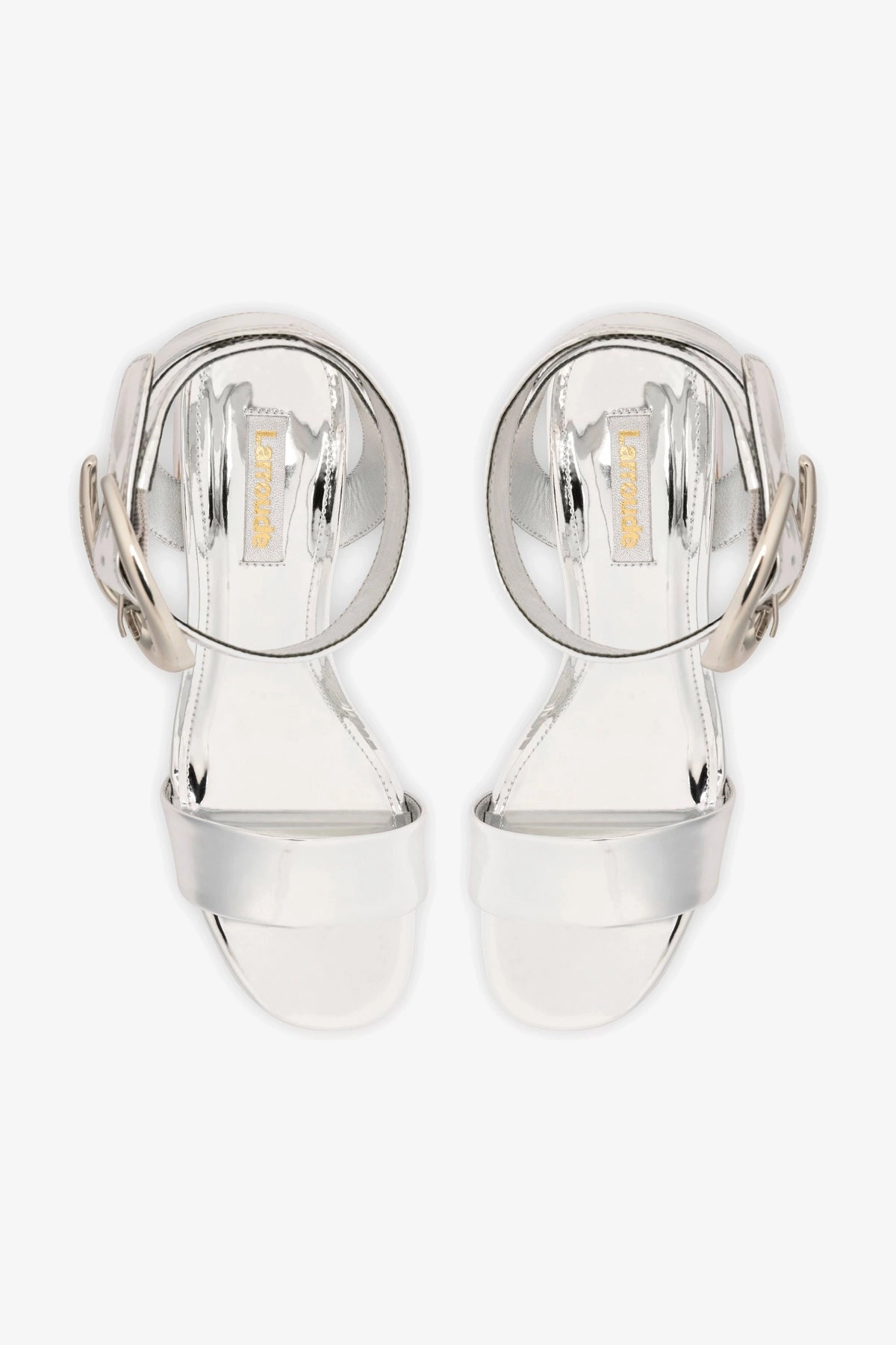 Dolly Verona Low Sandal In Silver Specchio