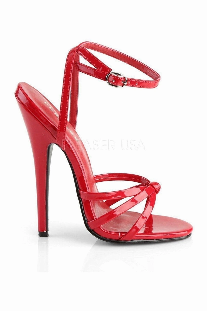 DOMINA-108 Sandal  | Red Patent