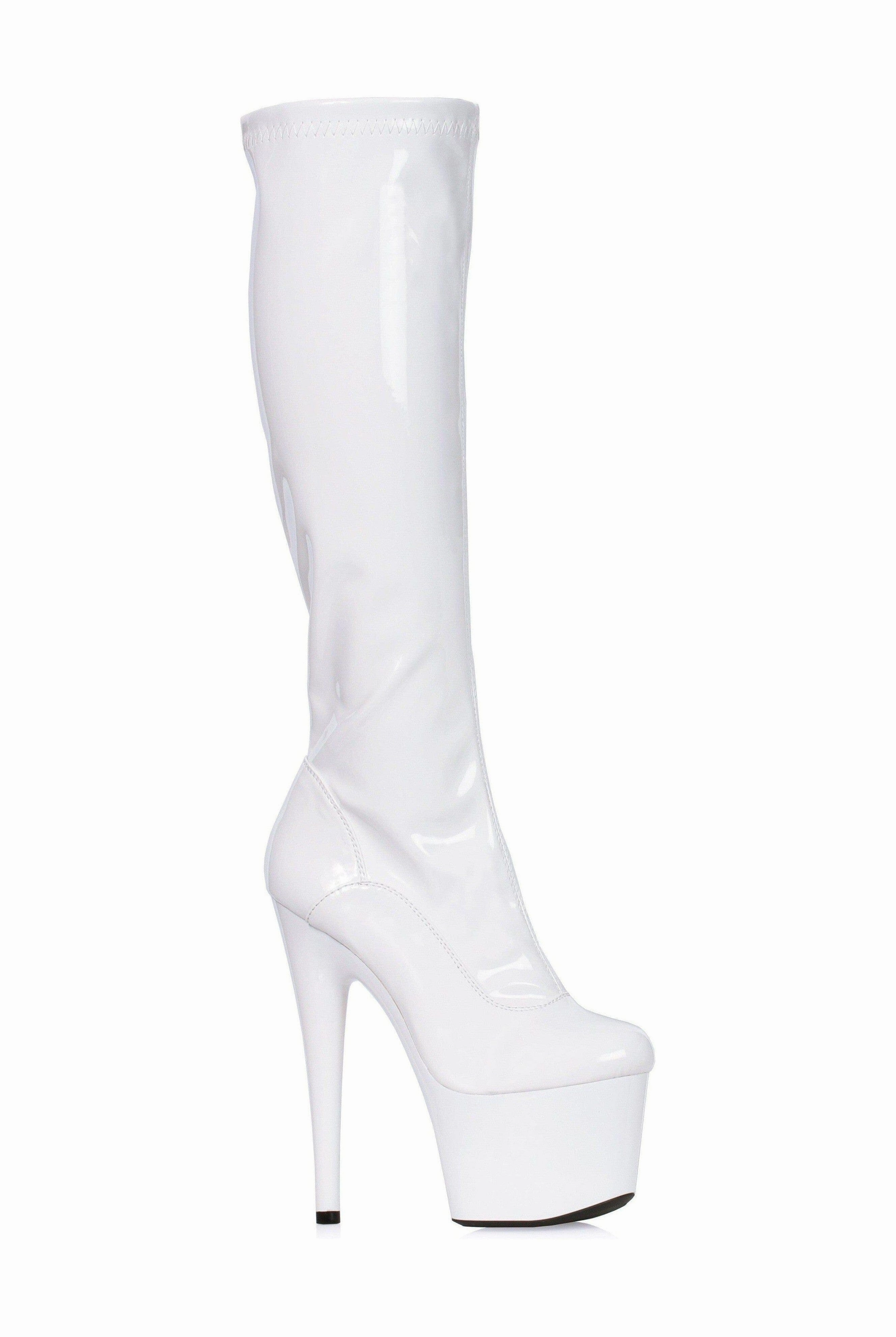 Ellie Shoes 709-ZEMMA Stiletto Stretch Knee High Boot with Zipper