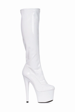 Ellie Shoes 709-ZEMMA Stiletto Stretch Knee High Boot with Zipper