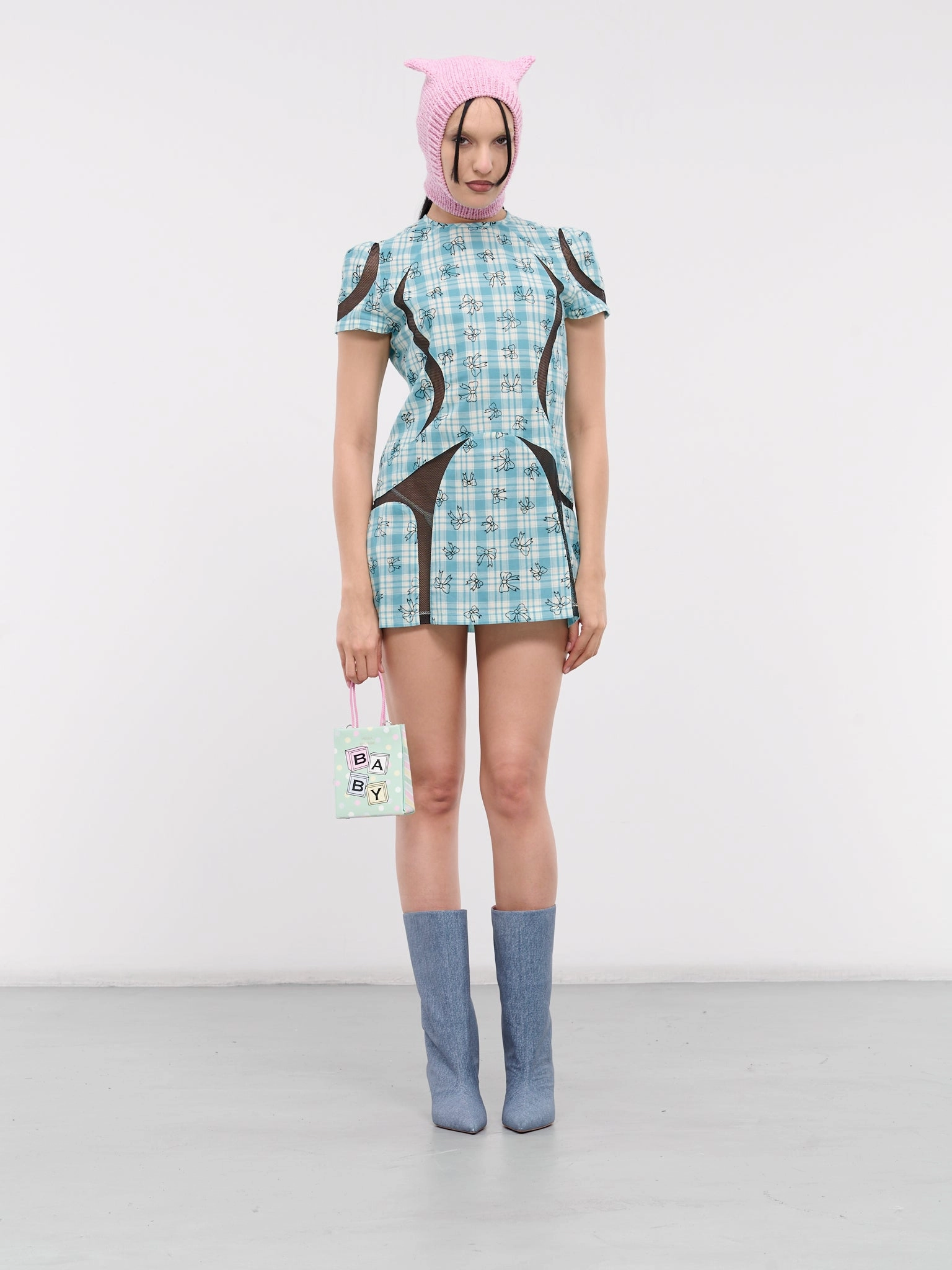 Fiona Denim Printed Suede Boots (FIONA-SUEDE-DENIM)