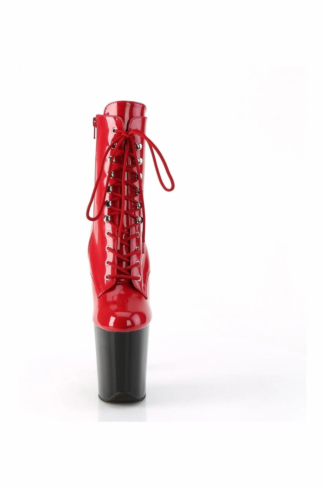 FLAMINGO-1020 Red Patent Ankle Boot