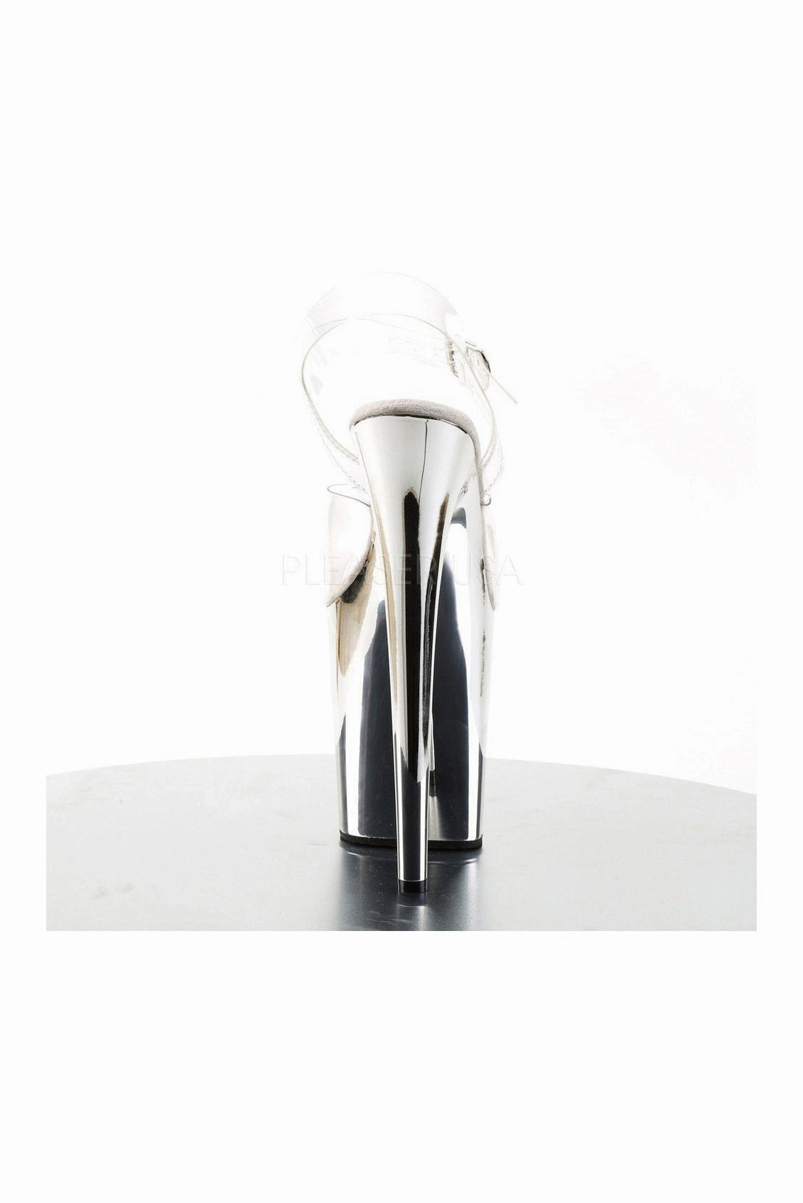 FLAMINGO-808 Platform Sandal  | Clear Vinyl
