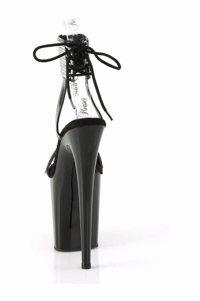FLAMINGO-870 Black Patent Sandal