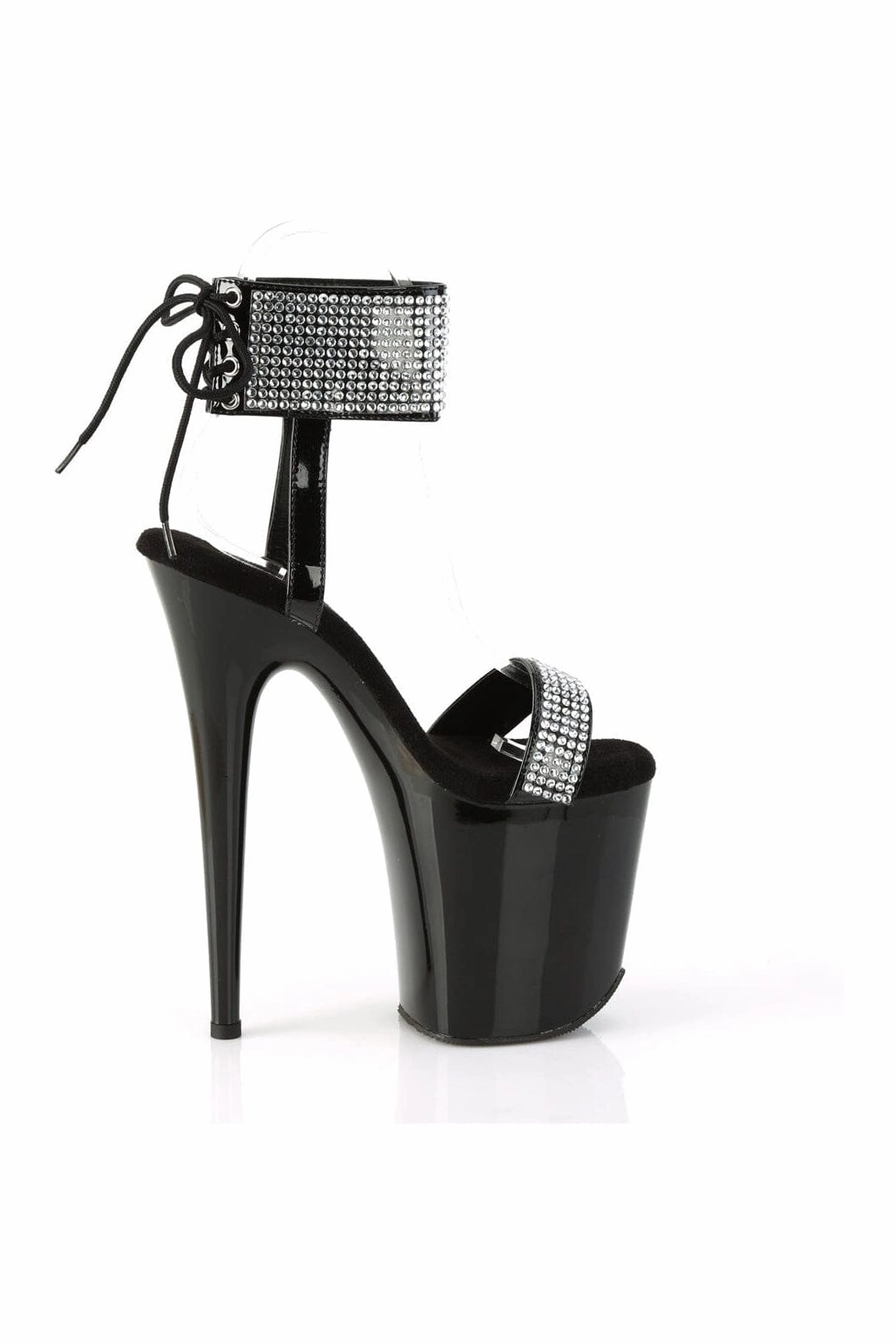 FLAMINGO-870 Black Patent Sandal