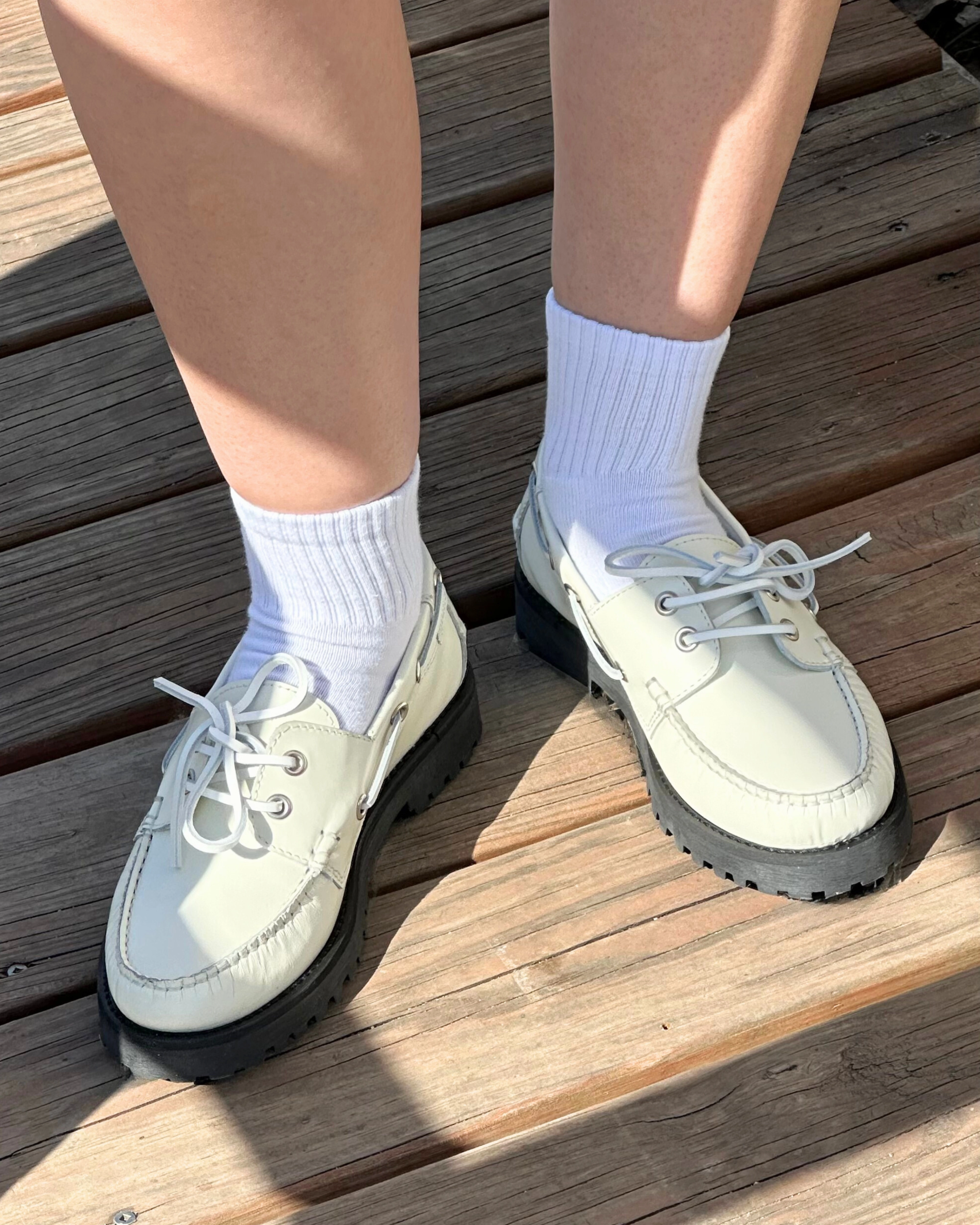 Gaia Off White Leather