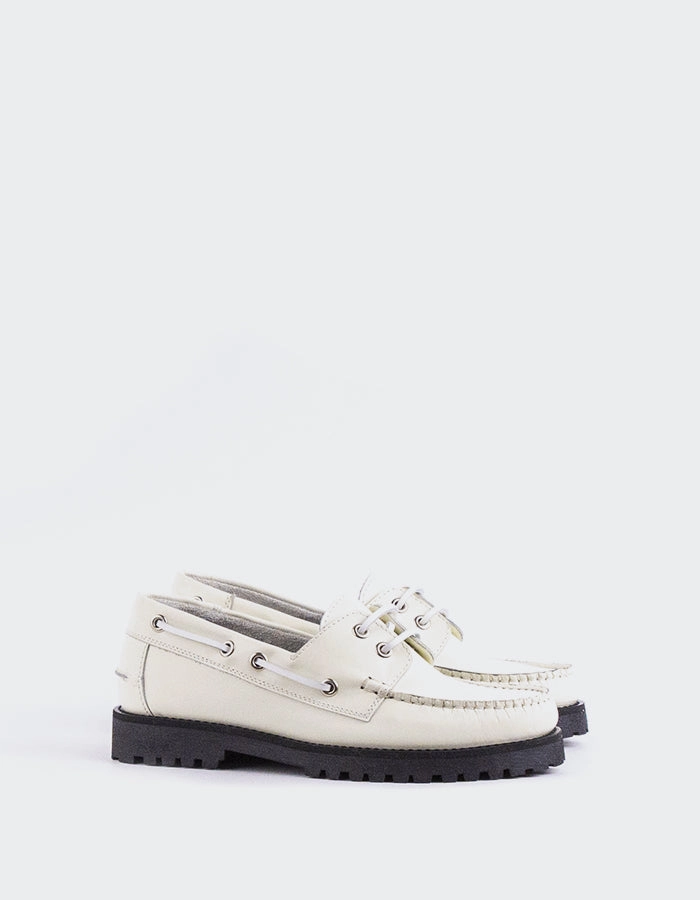 Gaia Off White Leather