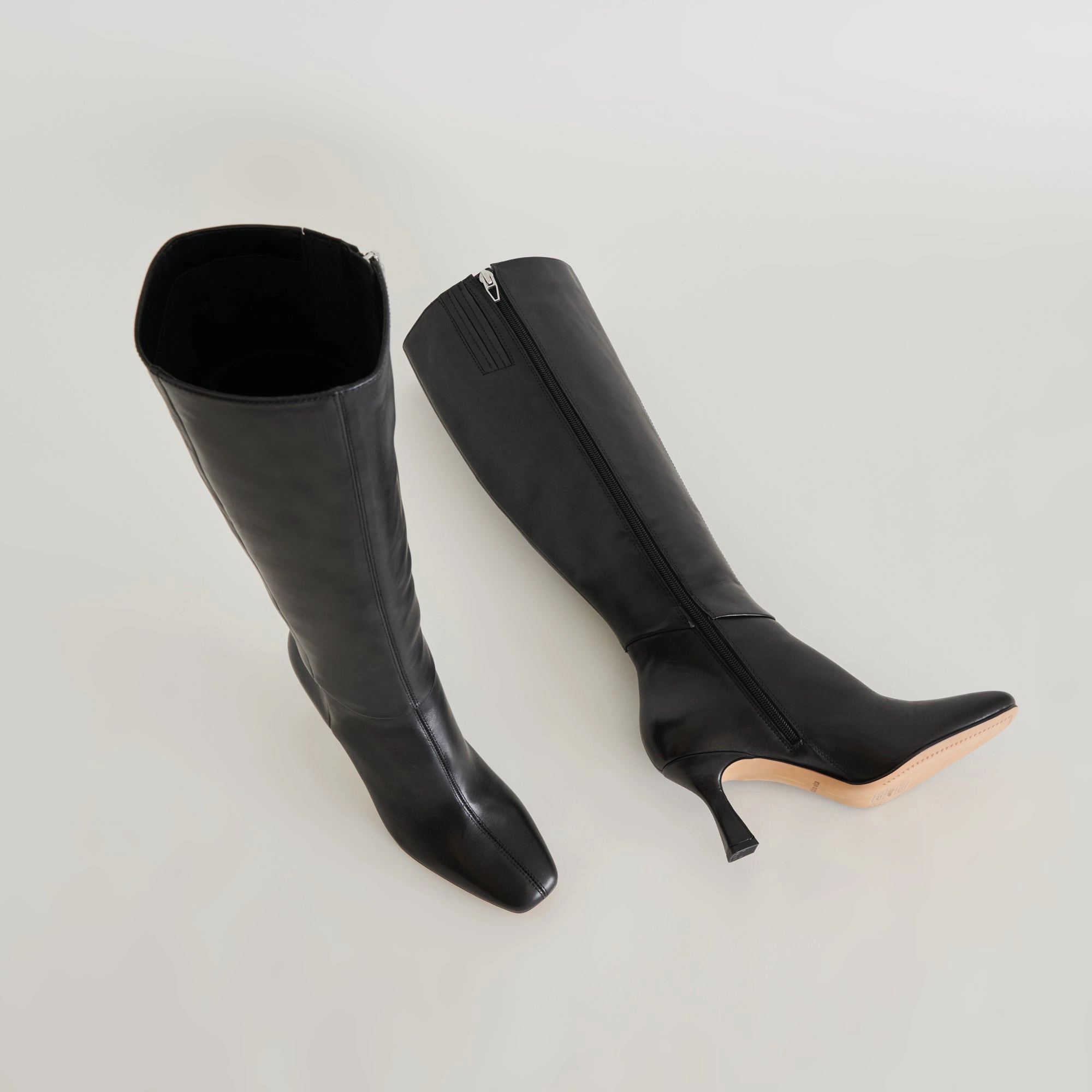 GYRA BOOTS BLACK LEATHER - re:vita
