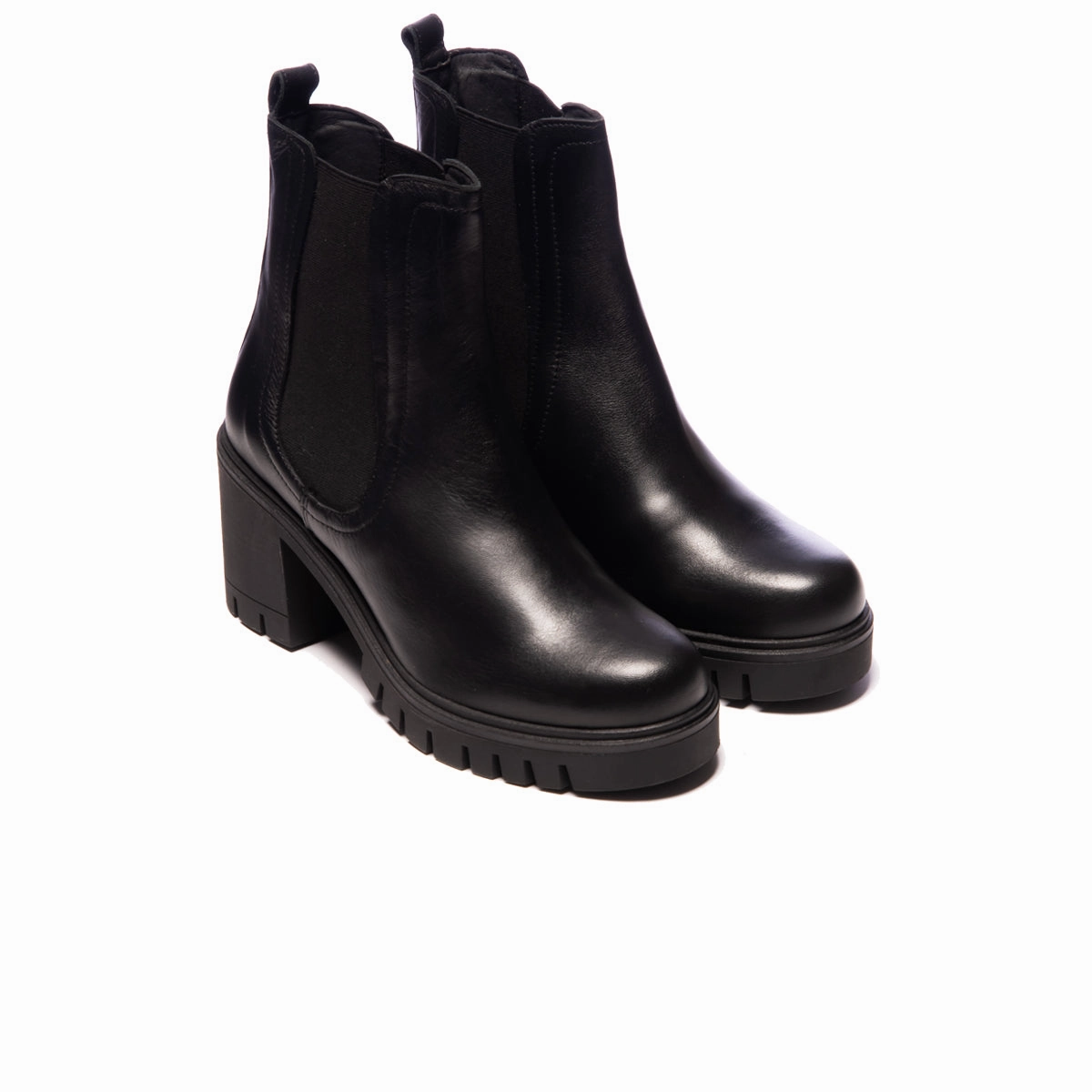 Jasper Black Leather