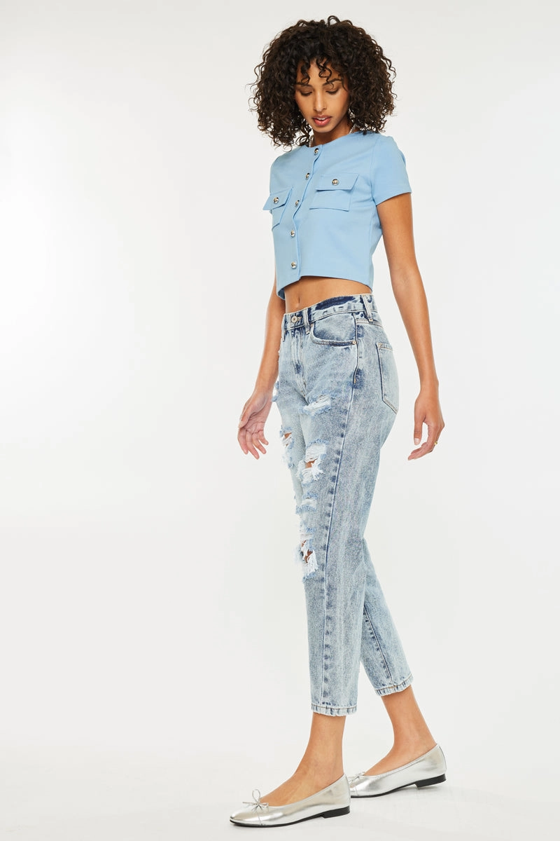 Karen Ultra High Rise Mom Jeans